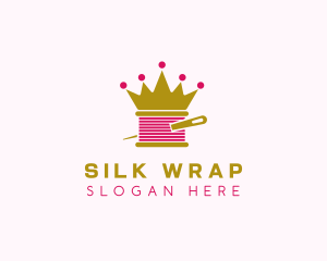 Gold Crown Yarn  logo design