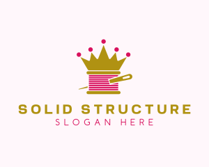 Gold Crown Yarn  logo design