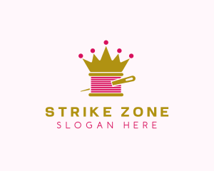 Gold Crown Yarn  logo design