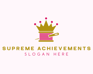 Gold Crown Yarn  logo design