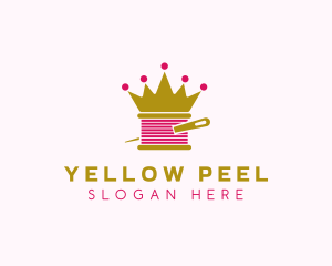 Gold Crown Yarn  logo design