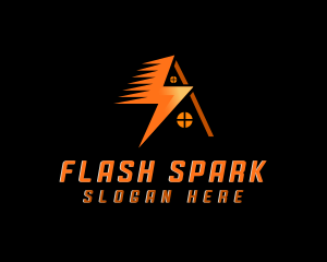 Flash Lightning Energy logo design