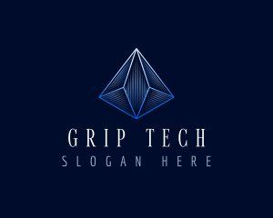 Pyramid Tech Company logo design