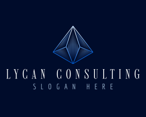 Pyramid Tech Company logo design