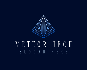 Pyramid Tech Company logo design