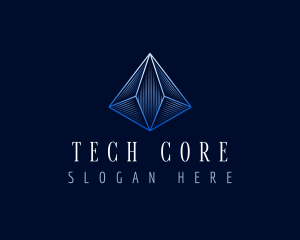 Pyramid Tech Company logo design