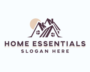 Home Improvement Roofing logo design