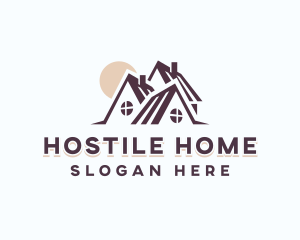 Home Improvement Roofing logo design