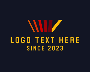 Letter - Speedometer Letter V logo design