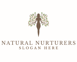 Mother Nature Wellness  logo design