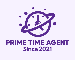 Outer Space Time logo design