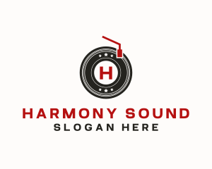 Music Record Vinyl Logo