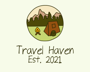 Nature Campsite Destination logo