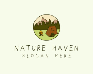 Nature Campsite Destination logo