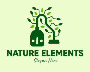 Nature Vacuum Cleaner  logo design