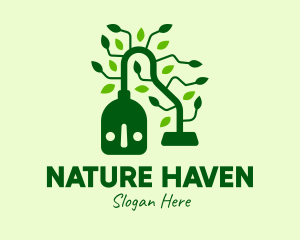 Nature Vacuum Cleaner  logo design