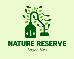 Nature Vacuum Cleaner  logo design