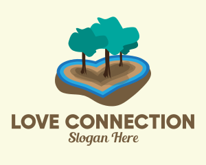 Love Island Forest  logo design