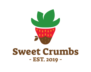 Strawberry Choco Cowboy logo design