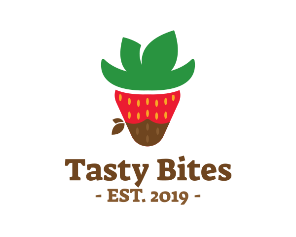 Strawberry logo example 1