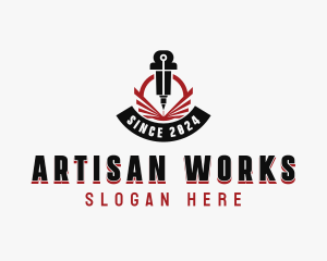 Laser Metalworks Machinery logo design