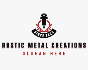 Laser Metalworks Machinery logo design