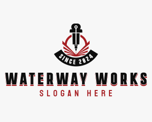 Laser Metalworks Machinery logo design