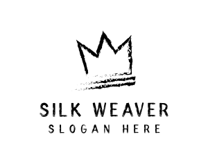 King Crown Ink Hipster logo design