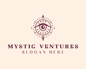 Spiritual Mystical Eye logo design