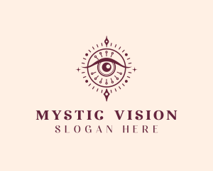 Spiritual Mystical Eye logo design