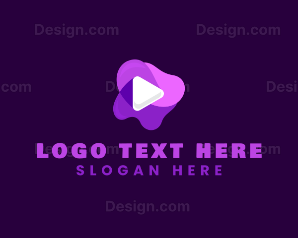 Purple Slime Video Logo