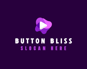 Purple Slime Video logo design