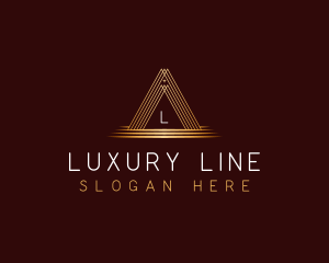 Luxury Triangle Deluxe  logo design