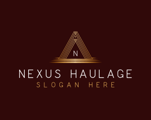 Luxury Triangle Deluxe  logo design