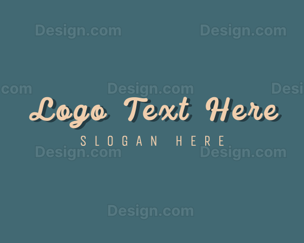 Quirky Brand Script Logo