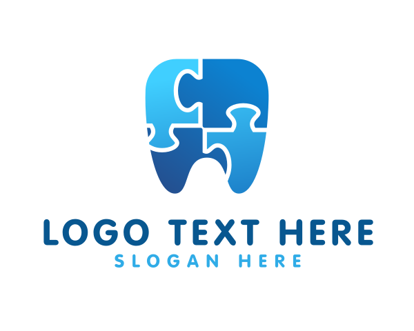 Jigsaw Puzzle logo example 2