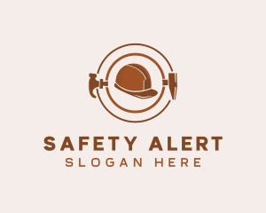 Construction Safety Hat logo design