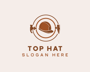 Construction Safety Hat logo design