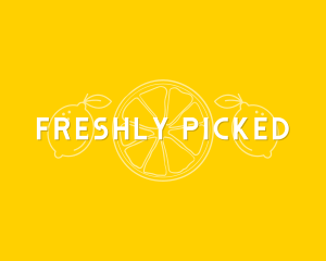 Lemon Fruit Juice logo design