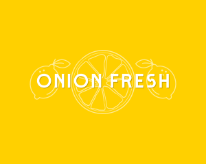 Lemon Fruit Juice logo design