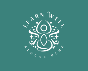 Luxury Yoga Wellness logo design