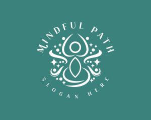 Luxury Yoga Wellness logo design