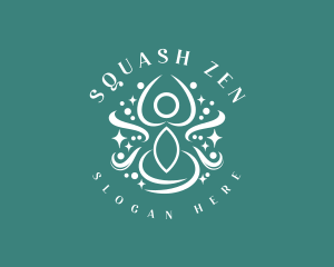 Luxury Yoga Wellness logo design