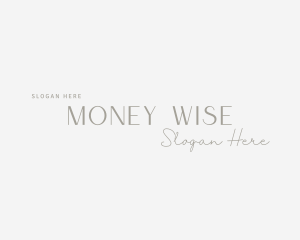 Elegant Fashion Wordmark Logo