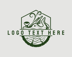 Wood Worker Carpenter logo