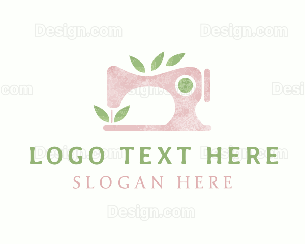 Watercolor Sewing Machine Logo