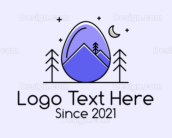 Outdoor Mountain Egg Logo