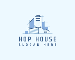 House Building Architecture logo design