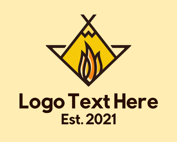 Bonfire logo example 1