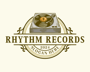 Vinyl Recording Music logo